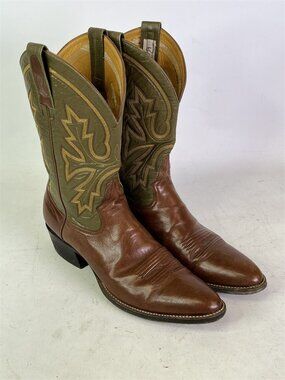 Vintage Rod Patrick Buffalo Roam Cowboy Boots Size 13 AA Men